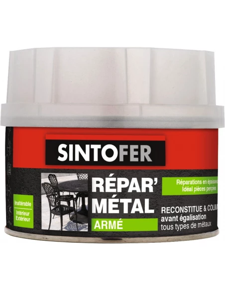 Répar' métal armé sintofer boîte 500 ml
