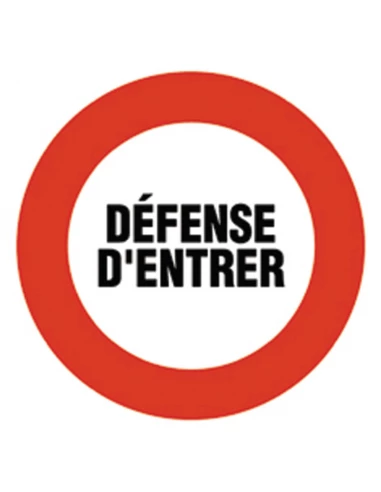 Disque rigide ø 18 cm défense d'entrer