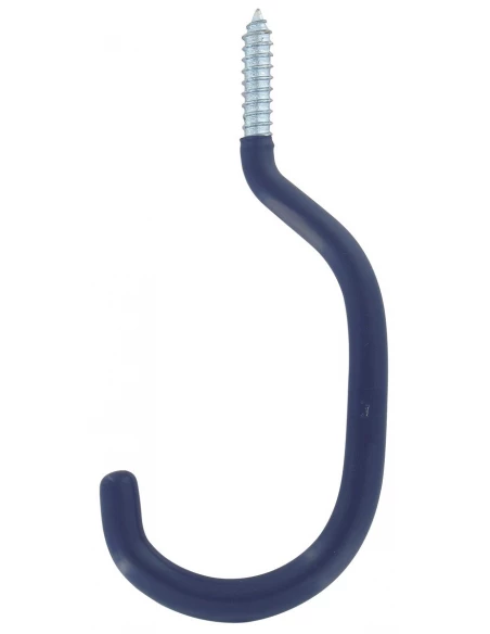 Crochet gainé à vis 15 x 7