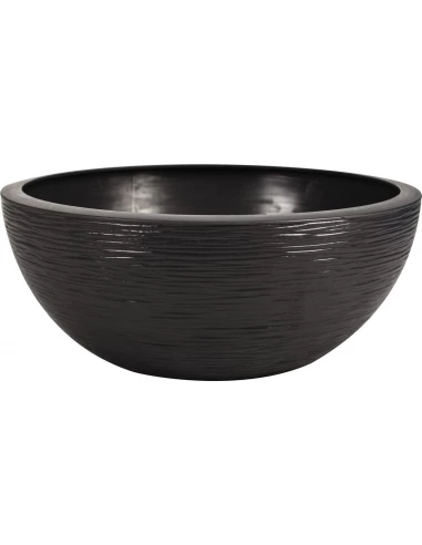 Vasque graphite gris 14.9 litres - diamêtre 40 cm hauteur 16.5cm - EDA