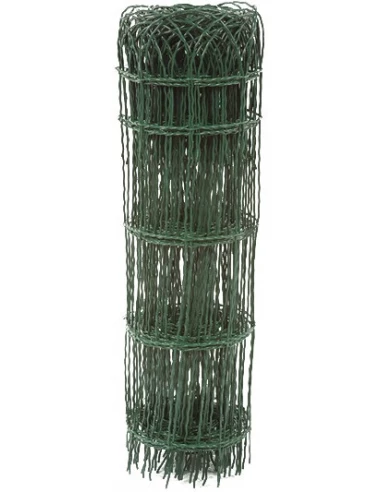 Bordure parisienne grillage plastifié hauteur 40cm - longueur 10 mêtres vert - FILIAC