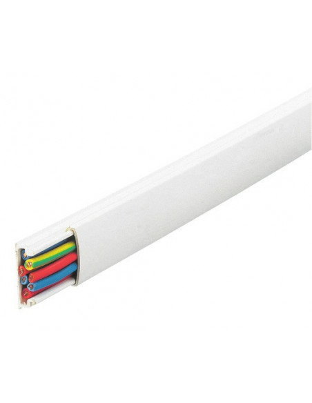 Micro Moulure Legrand 20x10 Blanche Discrétion et organisation des câbles - Legrand