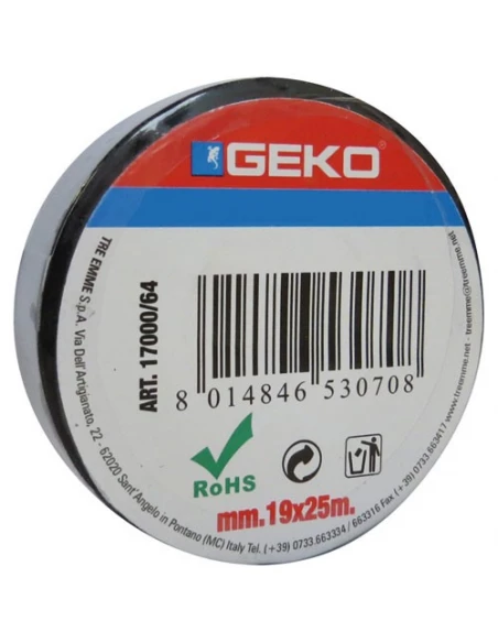 6 Adhésif isolation - 19 mm x 25 m - noir