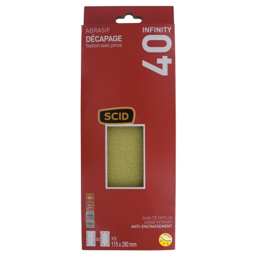 Patin fixation avec pince 115 x 280 mm 40 5