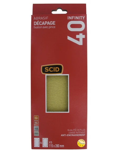 Patin fixation avec pince 115 x 280 mm 40 5