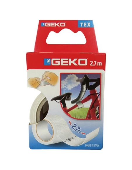 Adhésif tissu plastifié - 19 mm x 2 7 m - blanc