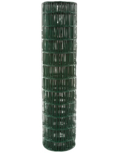 Grillage résidentiel plastifié vert maille 100 x 100 mm 1,2mm - 20 mêtres - FILIAC