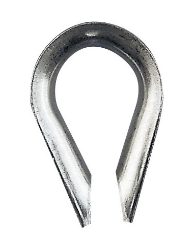 Cosse-cœur Acier Zingué (x2) – Protection Câble et Corde Chapuis