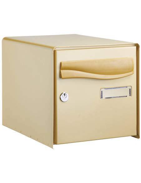 Boîte aux lettres à ouverture totale r-box lys 1 porte beige - DECAYEUX