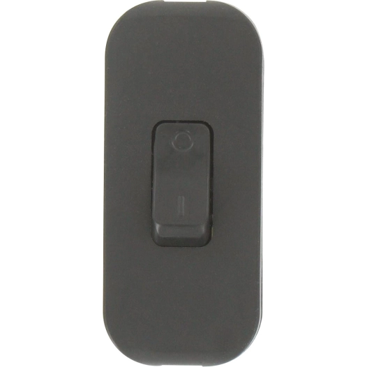 Interrupteur de fil souple 2 a noir