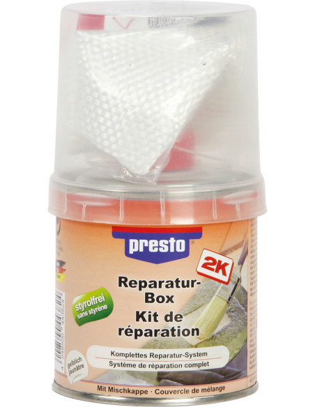 Mastic polyester set de réparation bg 250 g