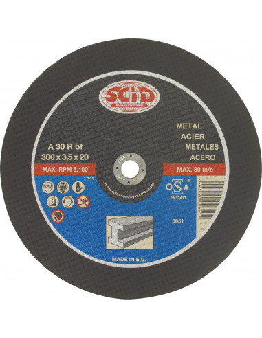 Disque tronçonnage métal plat SCID Coupe rapide métaux plats - SCID