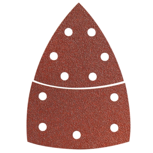 Patin delta détachable auto-agrippant 152 x 102 mm 11 trous 40 x 4 / 80 x 4 / 120 x 2 10