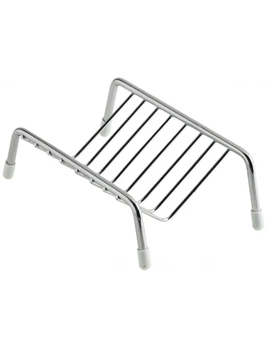 Porte-savon clipper chromé 10x7x3.5cm - GELCO DESIGN