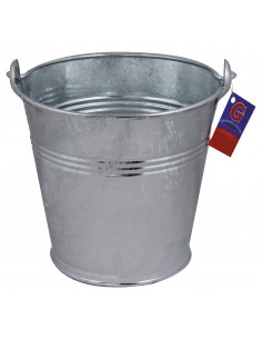 Seau à Appâts Frabill 8 Litres - Galvanisé Ou Flottant - Pour Pêche - Neuf