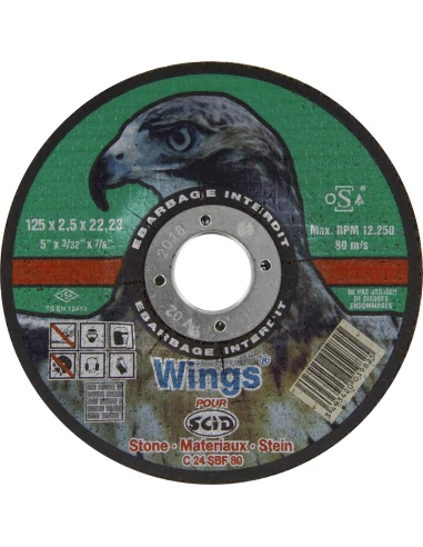 Disque à tronçonner usage intensif matériaux ø (mm) 125