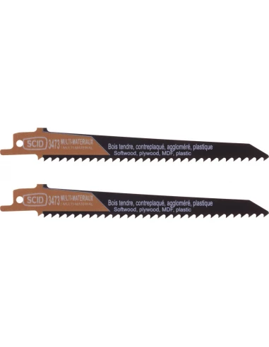 Lame de scie sabre classique bois et plastique 150 4,2 mm