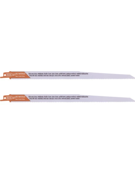 Lame de scie sabre classique bois et matériaux 300 1,8 - 2,5 mm