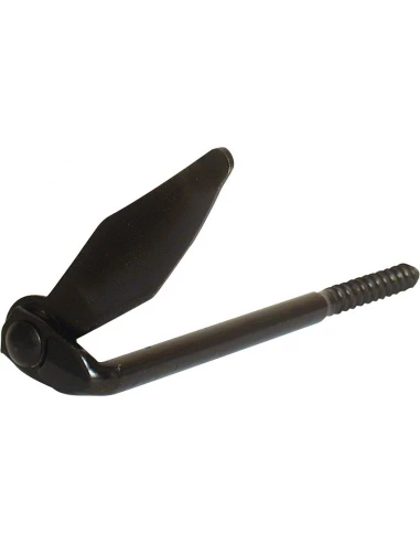 Arret de volet marseillais à vis longueur 130mm diamêtre 10mm noir - MERMIER