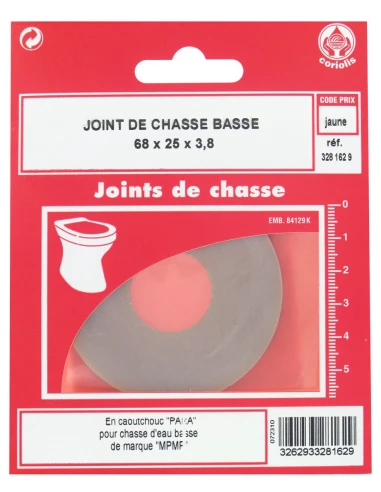 Joint de chasse basse caoutchouc blond 68 x 25 x ep 3,8