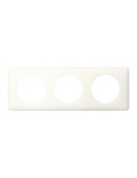 Nouvelle plaque 3 postes  mémories yesterday blanc - 3414970466648 - Legrand - 418118