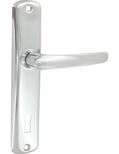 Ensemble zamack chromé blois clé l