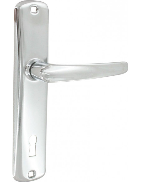 Ensemble Blois Chromé Serrure à clé pour porte intérieure - DT 2000