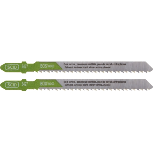 Lame de scie sauteuse bois accroche en t 100 2,5 mm