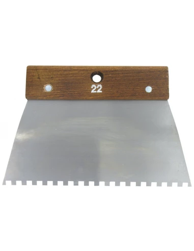 Peigne acier cambre 220 denture carrée 6 x 6 mm