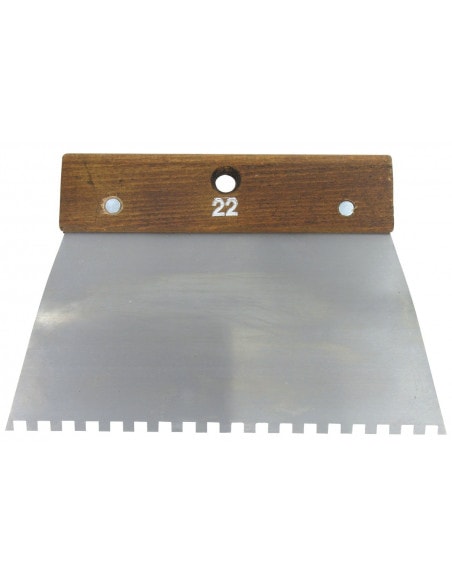 Peigne Cambre Dent Carrée 6x6 Application colle carrelage - Outibat