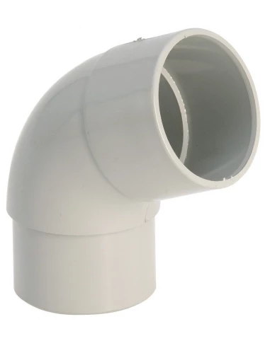 Coude ø 80 male/femelle 67°30 gris