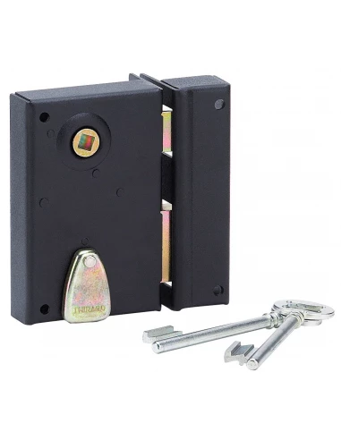 Serrure verticale pêne dormant 1/2 t droite