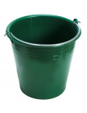 Seau rural plastifié  vert metallisé ø 33 cm 15 l - 3700242105019 - Générique - 262412