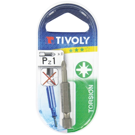 Embout torsion pour vis pz 50 mm 1 pz 2