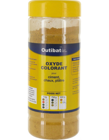 Colorant ciment synthétique jaune 500g