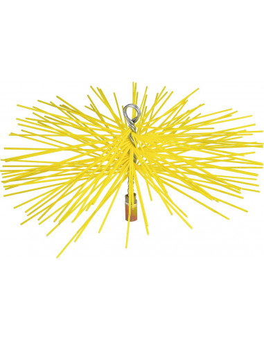 Hérisson Nylon 200mm Nettoyage conduit souple - SCID