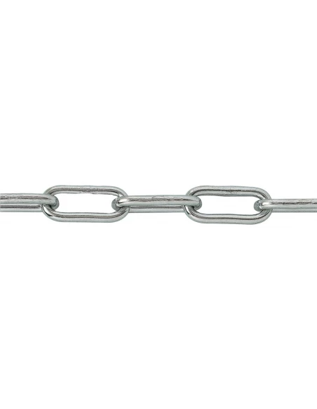 Chaine soudée droite maille longue en bobine bobine de 25 m 2,5mm