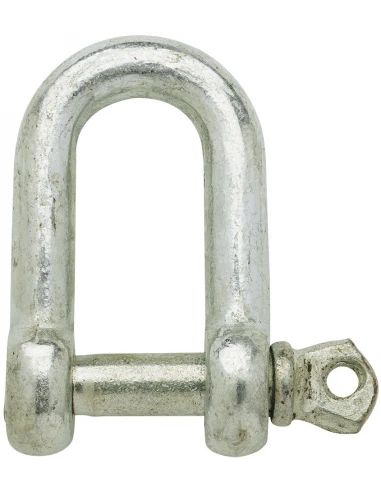 Manille piton à œil acier zingué 5 1