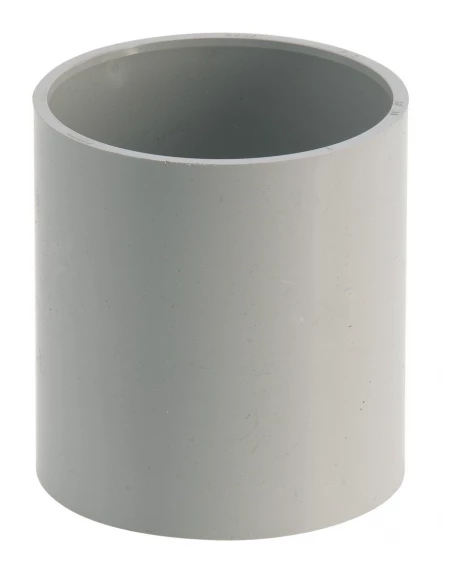 Manchon femelle/femelle double gris 80 mm