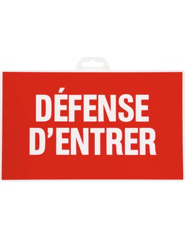Panneau rigide 330 x 200 mm 404 defense d'entrer