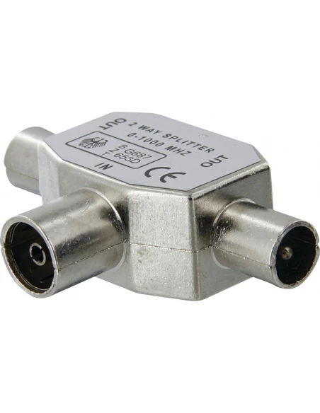Repartiteur tv blindé ø 9,52 mm 2 m,les/1 femelle