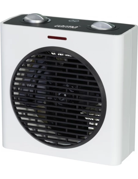 Radiateur soufflant cube blanc et noir 2000 w