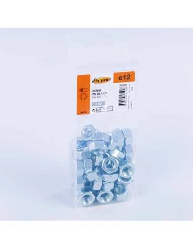 ecrous hexagonaux az m12 /50