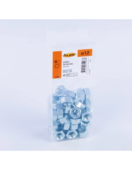 ecrous hexagonaux az m12 /50