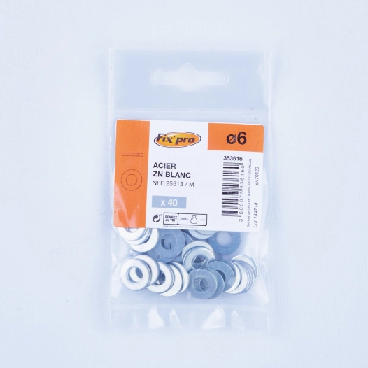 rondelle plate az m 6 /40