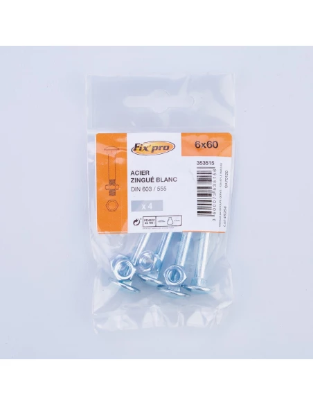 boulon trcc az m 6x60 /4