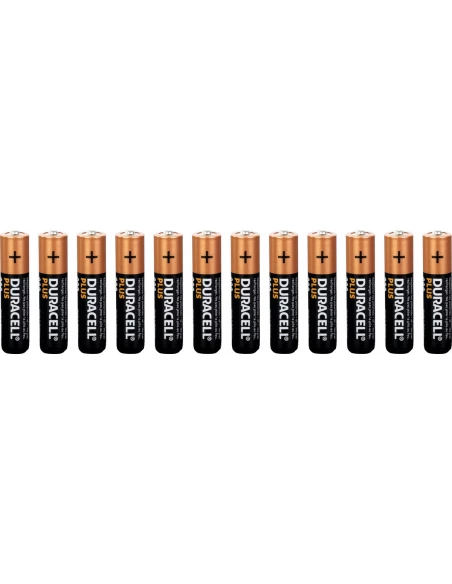 duracell plus 100% aaa x12
