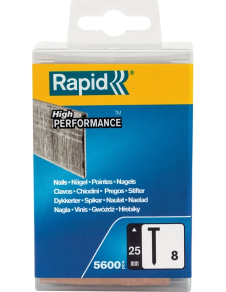 Pointes avec tête n°8, 25mm, galva 5600 pièces