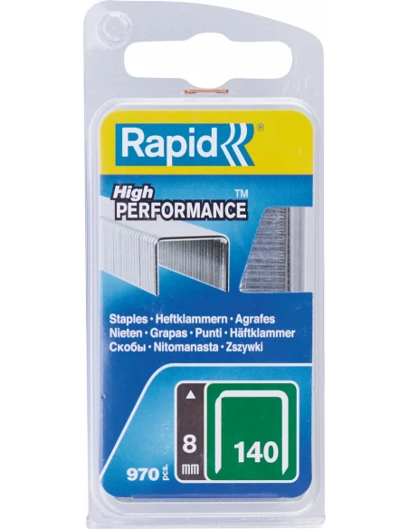Agrafe n°140, 8mm, galva 970 pièces - RAPID