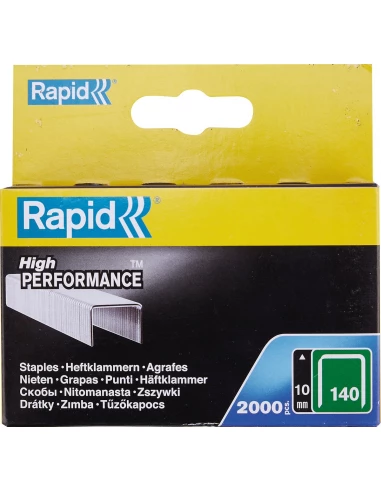 Agrafe n°140, 10mm, galva 2000 pièces